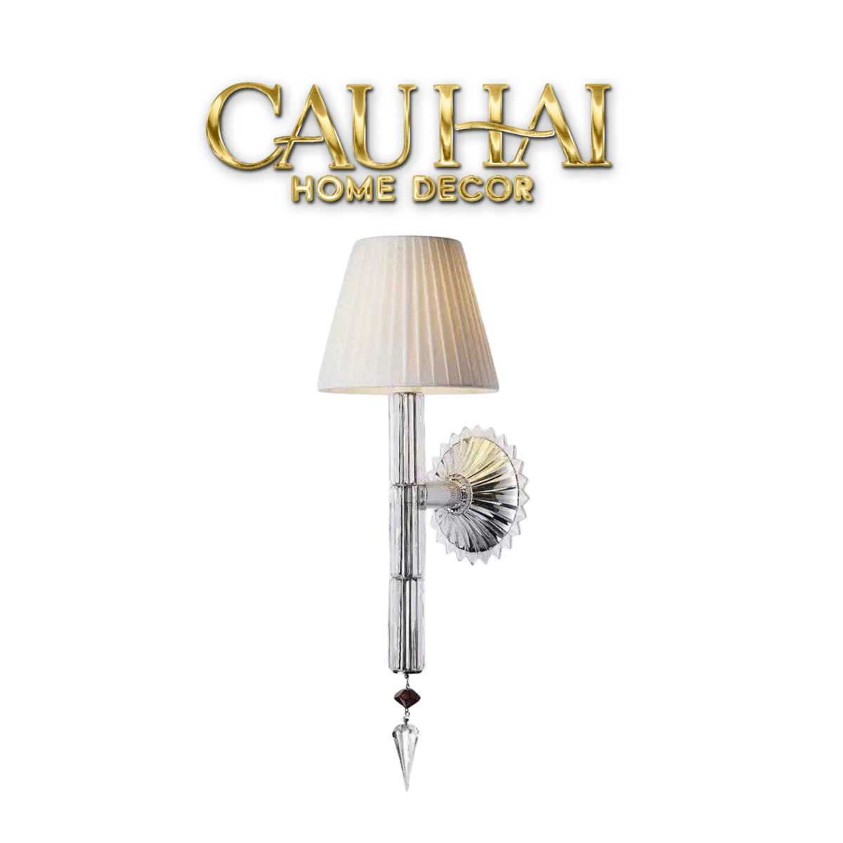 Đèn Tường Pha Lê — Lueur Royale Cristallerie-ĐÈN TRANG TRÍ-CẬU HAI HOME DECOR-CẬU HAI HOME DECOR