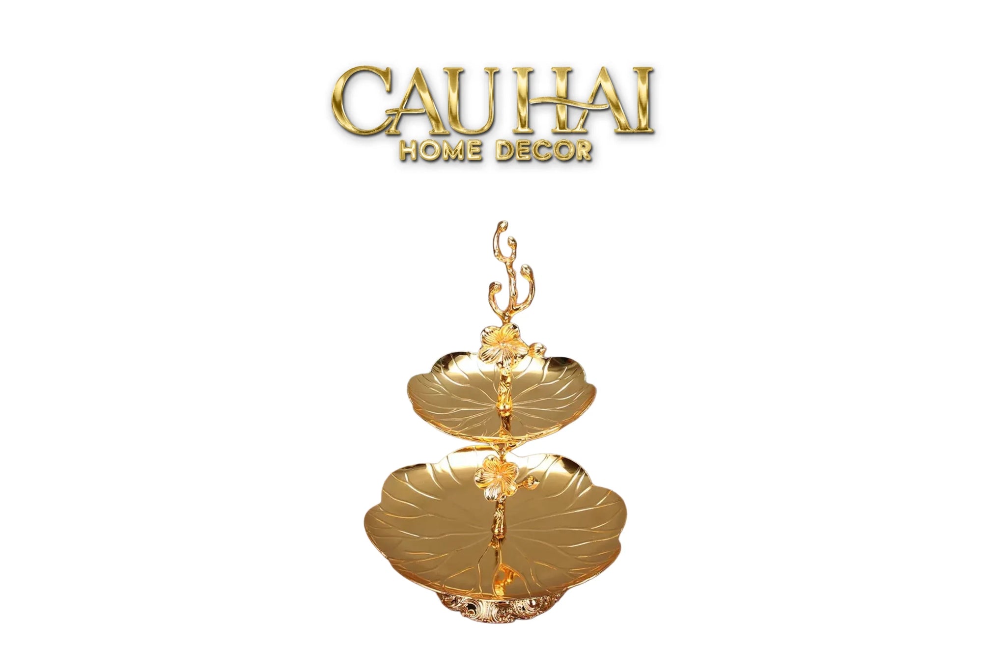 Đĩa 2 Tầng Persian Lumière Aurelia Petals Étagère-CẬU HAI HOME DECOR