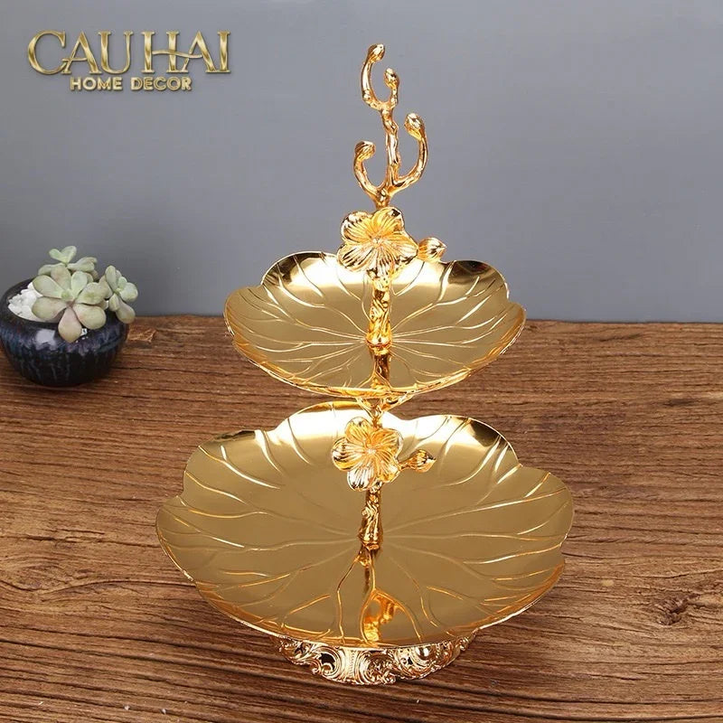 Đĩa 2 Tầng Persian Lumière Aurelia Petals Étagère-SET CHÉN DĨA-CẬU HAI HOME DECOR
