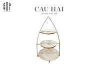 Đĩa 3 Tầng Cyberpunk Étagère-SET CHÉN DĨA-CẬU HAI HOME DECOR