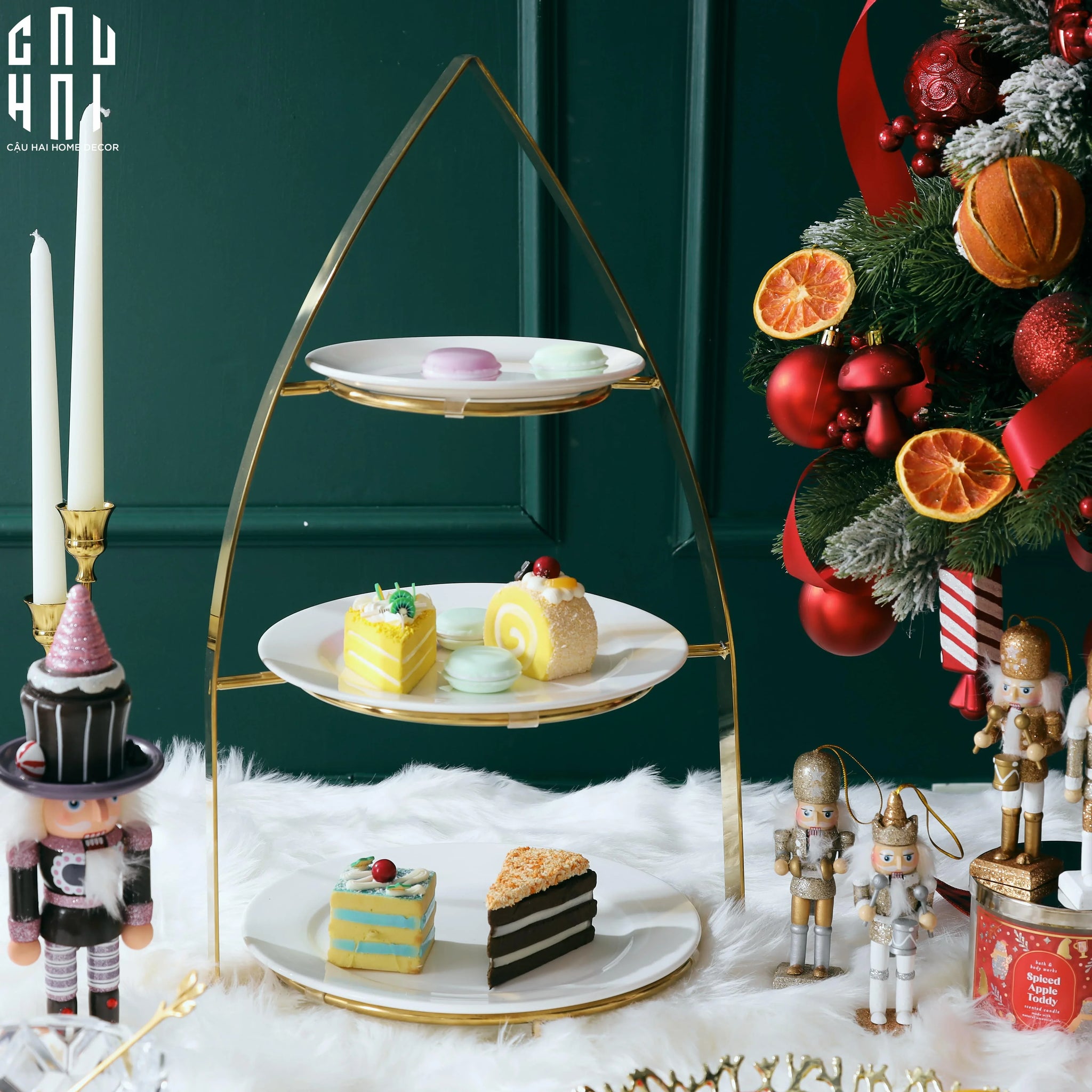 Đĩa 3 Tầng Hyper Étagère Ss25 - CẬU HAI HOME DECOR