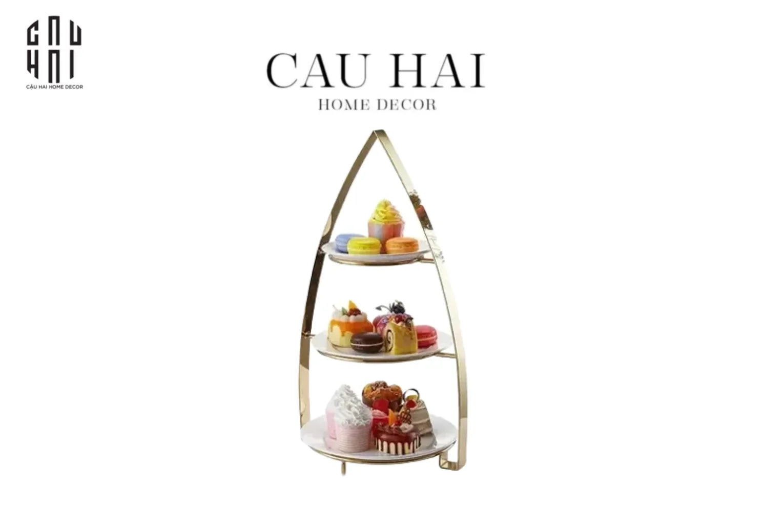 Đĩa 3 Tầng Hyper Étagère Ss25-CẬU HAI HOME DECOR