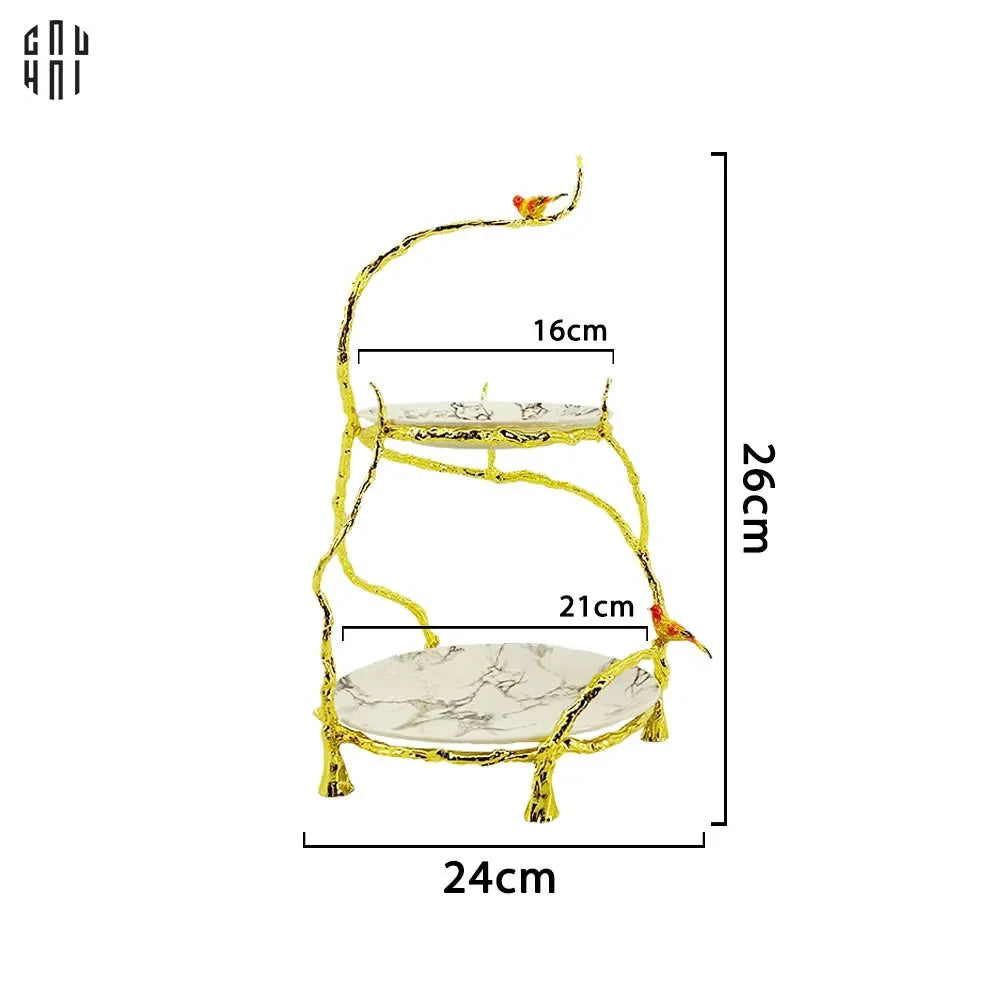 ĐĨA BÁNH 2 TẦNG IMPERIAL CANARI