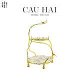 ĐĨA BÁNH 2 TẦNG IMPERIAL CANARI