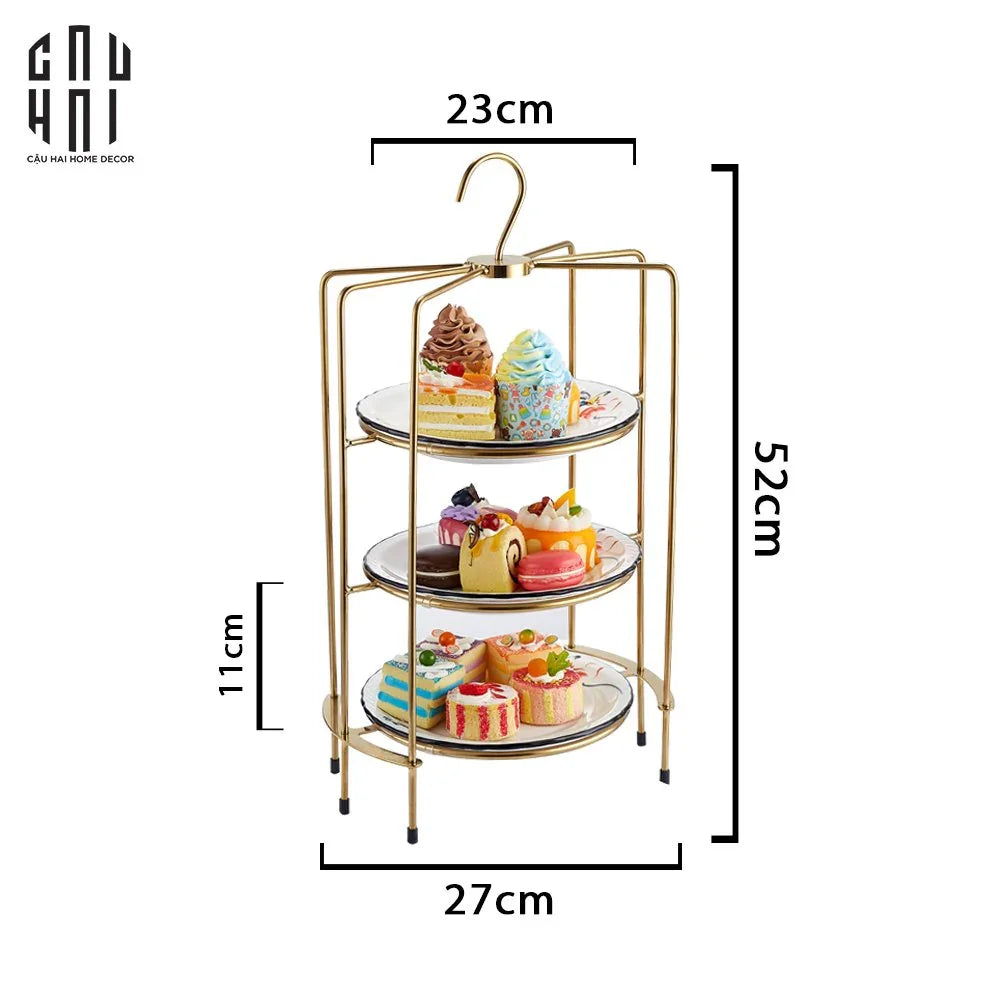 ĐĨA BÁNH 3 TẦNG IMPERIA SS25