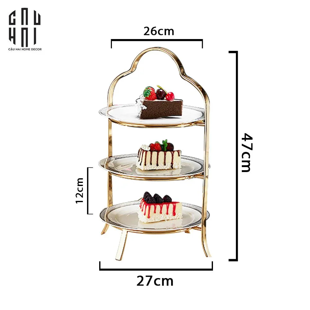 ĐĨA BÁNH 3 TẦNG TRESOR SS25