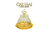 Đĩa Kẹo Persian Swan Swirl D’Or-SET CHÉN DĨA-CẬU HAI HOME DECOR