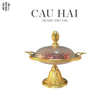 ĐĨA KẸO THUỶ TINH ATHENS-CẬU HAI HOME DECOR