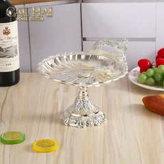 Đĩa Khổng Tước Persian Argenté Impérial Paon Plateau-CẬU HAI HOME DECOR