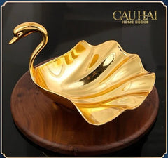 Đĩa Metalic Persian Aurelia D'Or Swan-SET CHÉN DĨA-CẬU HAI HOME DECOR