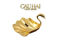 Đĩa Metalic Persian Aurelia D'Or Swan-SET CHÉN DĨA-CẬU HAI HOME DECOR