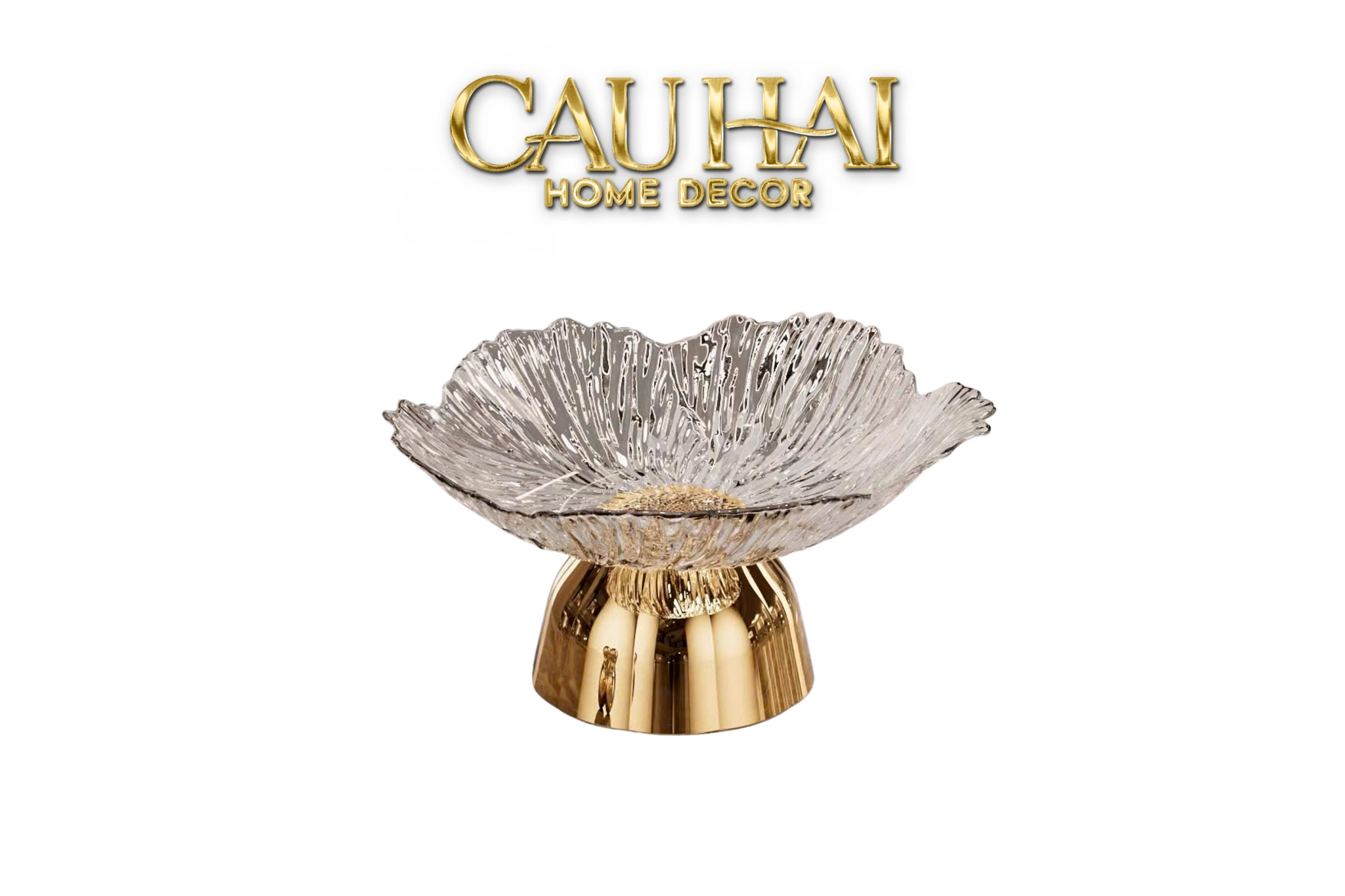 Đĩa Trái Cây Acry - Sunlit Blossom - CẬU HAI HOME DECOR