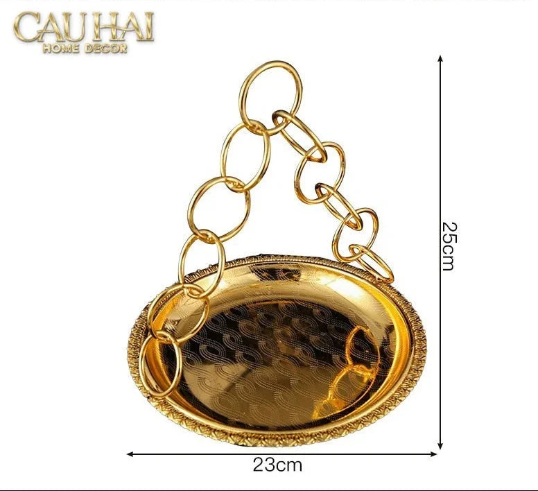 Đĩa Trái Cây Persian D’Or Circle Serve Tray-SET CHÉN DĨA-CẬU HAI HOME DECOR
