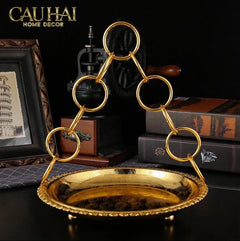 Đĩa Trái Cây Persian D’Or Circle Serve Tray-SET CHÉN DĨA-CẬU HAI HOME DECOR