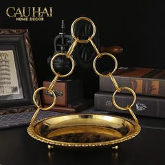 Đĩa Trái Cây Persian D’Or Circle Serve Tray-SET CHÉN DĨA-CẬU HAI HOME DECOR