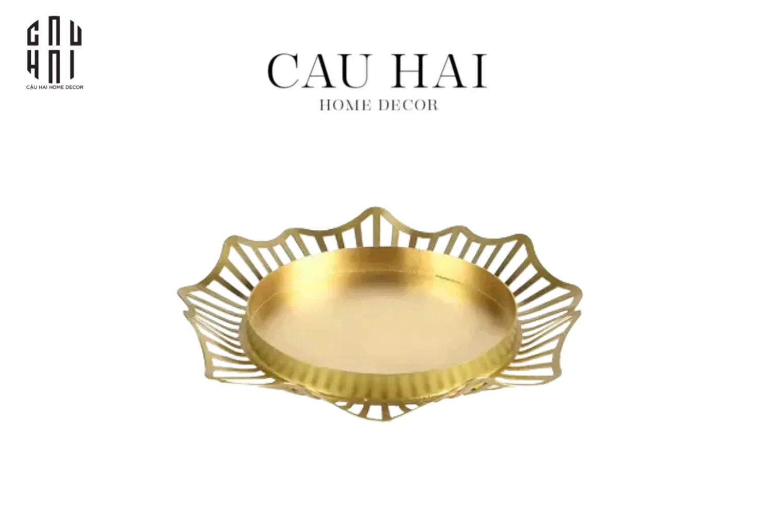Đĩa Trái Cây Round Curves Ss25-CẬU HAI HOME DECOR