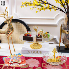 Đĩa Trái Cây Thủy Tinh Bernet Ss25-SET CHÉN DĨA-CẬU HAI HOME DECOR