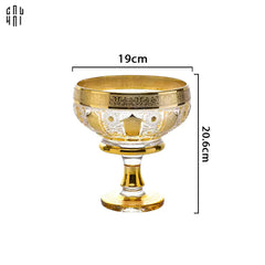Đĩa Trái Cây Thuỷ Tinh Javier - M Ss25-SET CHÉN DĨA-CẬU HAI HOME DECOR