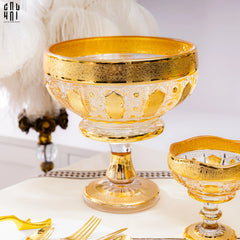 Đĩa Trái Cây Thuỷ Tinh Javier - M Ss25-SET CHÉN DĨA-CẬU HAI HOME DECOR