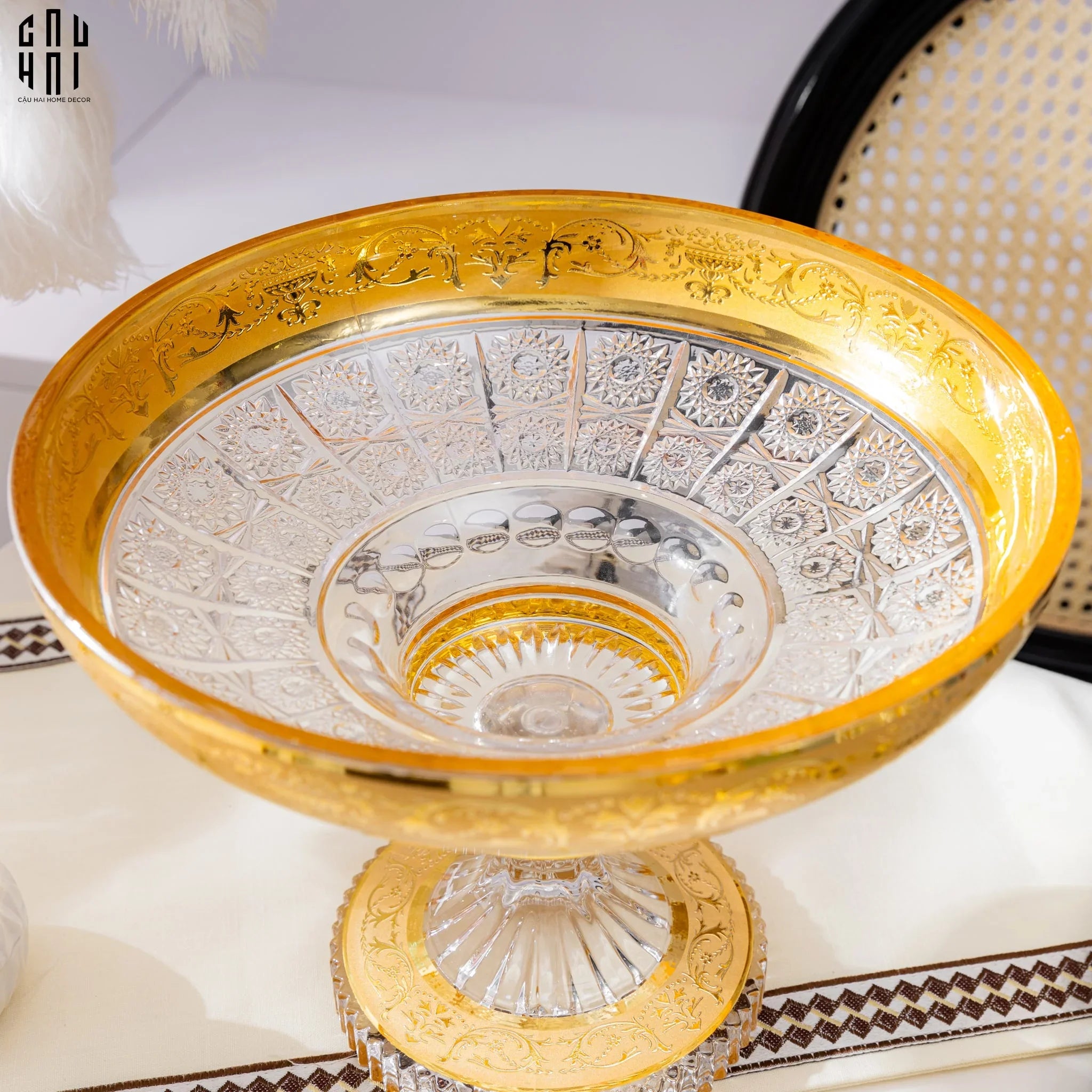 Đĩa Trái Cây Thuỷ Tinh Mason S30-SET CHÉN DĨA-CẬU HAI HOME DECOR