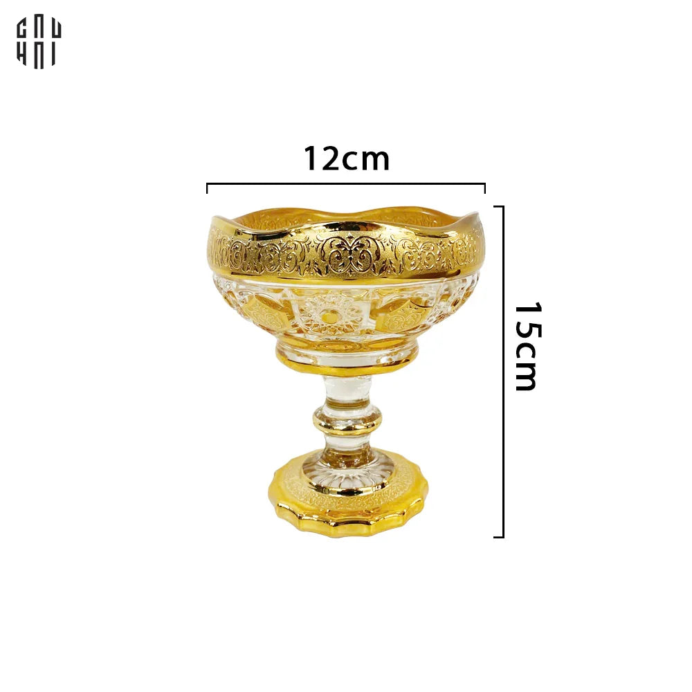 Đĩa Trái Cây Thuỷ Tinh Tommy Ss25-SET CHÉN DĨA-CẬU HAI HOME DECOR