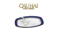 Đĩa Trái Xoài Sứ Ngọc - Orchard Disk 32-SET CHÉN DĨA-CẬU HAI HOME DECOR