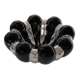 Đĩa Trái Cây Gốm Sứ -  Savoir  Argent Blooming  Fruit Bowl