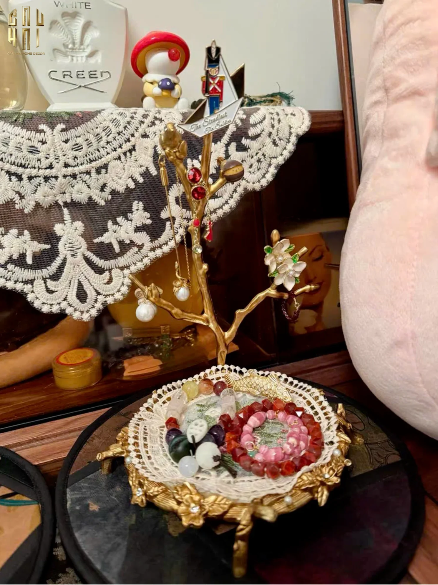 Đĩa Trang Trí Đồng Feuillage Brasson Bird-SET CHÉN DĨA-CẬU HAI HOME DECOR
