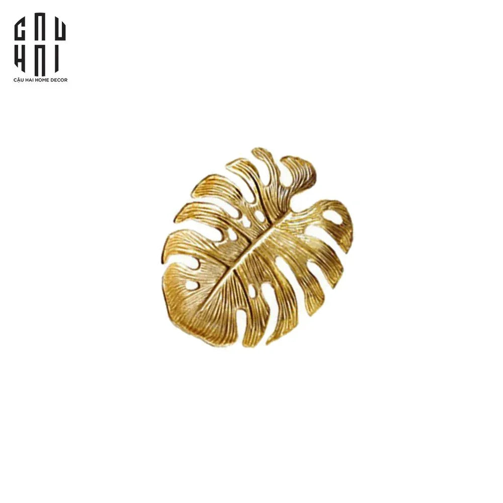 ĐĨA TRANG TRÍ MINI BÀN TRANG ĐIỂM TROPICAL LEAF