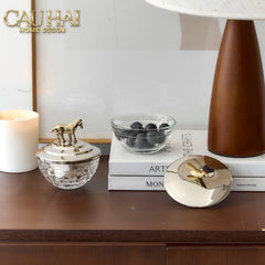 Đồng Brasson Bird Aviary Pakshi Royale Jar Indira Atélier 10.5 x 10.5-CẬU HAI HOME DECOR
