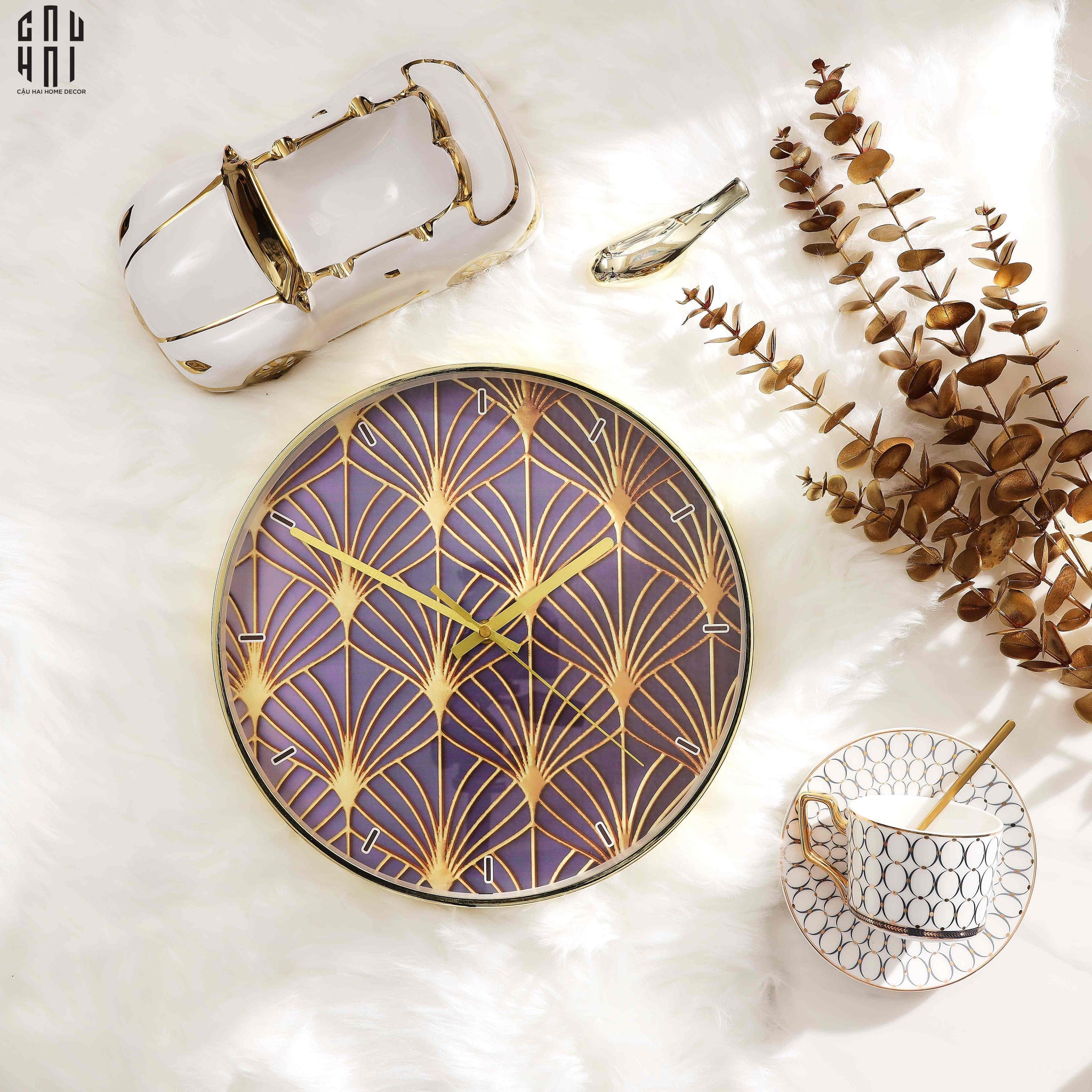 Đồng Hồ Golden Maple-CẬU HAI HOME DECOR
