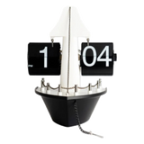 Đồng hồ lật retro tàu biển Flip Clock Cruise Ship 21x8x17 - Cậu Hai Home Decor