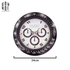 Đồng Hồ Treo Tường Cao Cấp Regal Aston D34 Graphite Version-CẬU HAI HOME DECOR