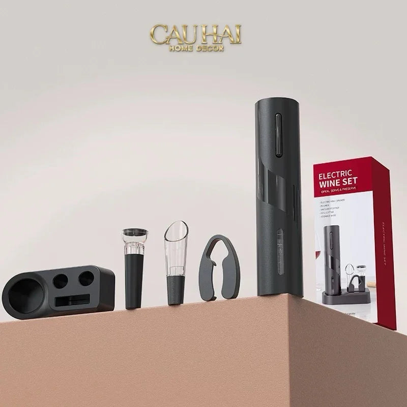 Dụng Cụ Khui Vang Clinton - Red Wine Opener-CẬU HAI HOME DECOR