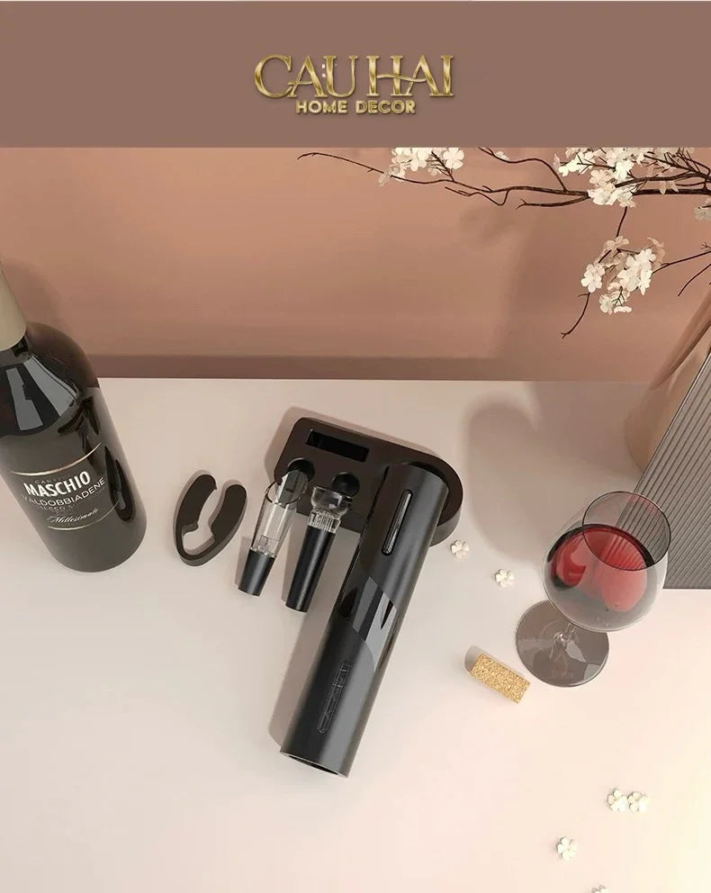 Dụng Cụ Khui Vang Clinton - Red Wine Opener-PHỤ KIỆN BAR-Đối tác tại Trung Quốc theo từng đơn đặt hàng-CẬU HAI HOME DECOR