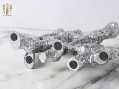 Elysian Couture - Đế Nến Platinum Multi Roots Candle Holders-ĐÈN TRANG TRÍ-CẬU HAI HOME DECOR