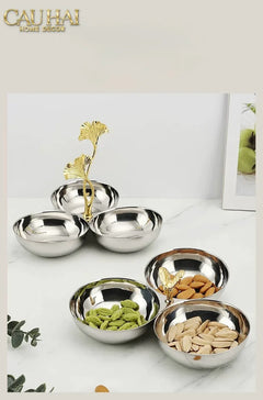 Elysian Couture - Đĩa Trái Cây Triptyque Platinum Dou Ginkgo Decorative Disk-CẬU HAI HOME DECOR