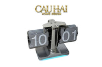 maison-couture-dong-ho-lat-retro-flip-light-clock-shine-grey-15x21-cau-hai-home-decor - CẬU HAI HOME DECOR