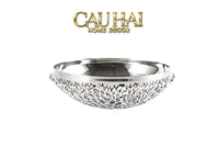 Elysian - Đĩa Trái Cây Platinum Branche Argentée D25-LY THỦY TINH-CẬU HAI HOME DECOR