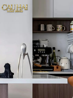Elysian Fw25 - Tượng Kitchenware Spider Citron Chrome H29-TƯỢNG TRANG TRÍ-CẬU HAI HOME DECOR