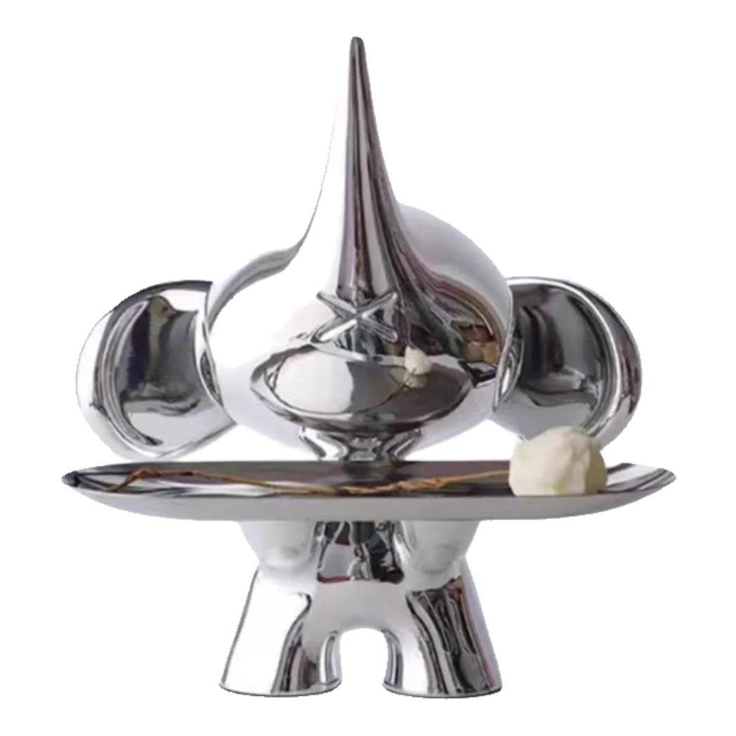 Elysian Fw25 - Tượng Voi Figurine Platinum Astro Elephas H27