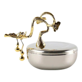 Elysian - Lọ Kẹo Chén Platinum Impérial Bird Branch Bowl 13x17