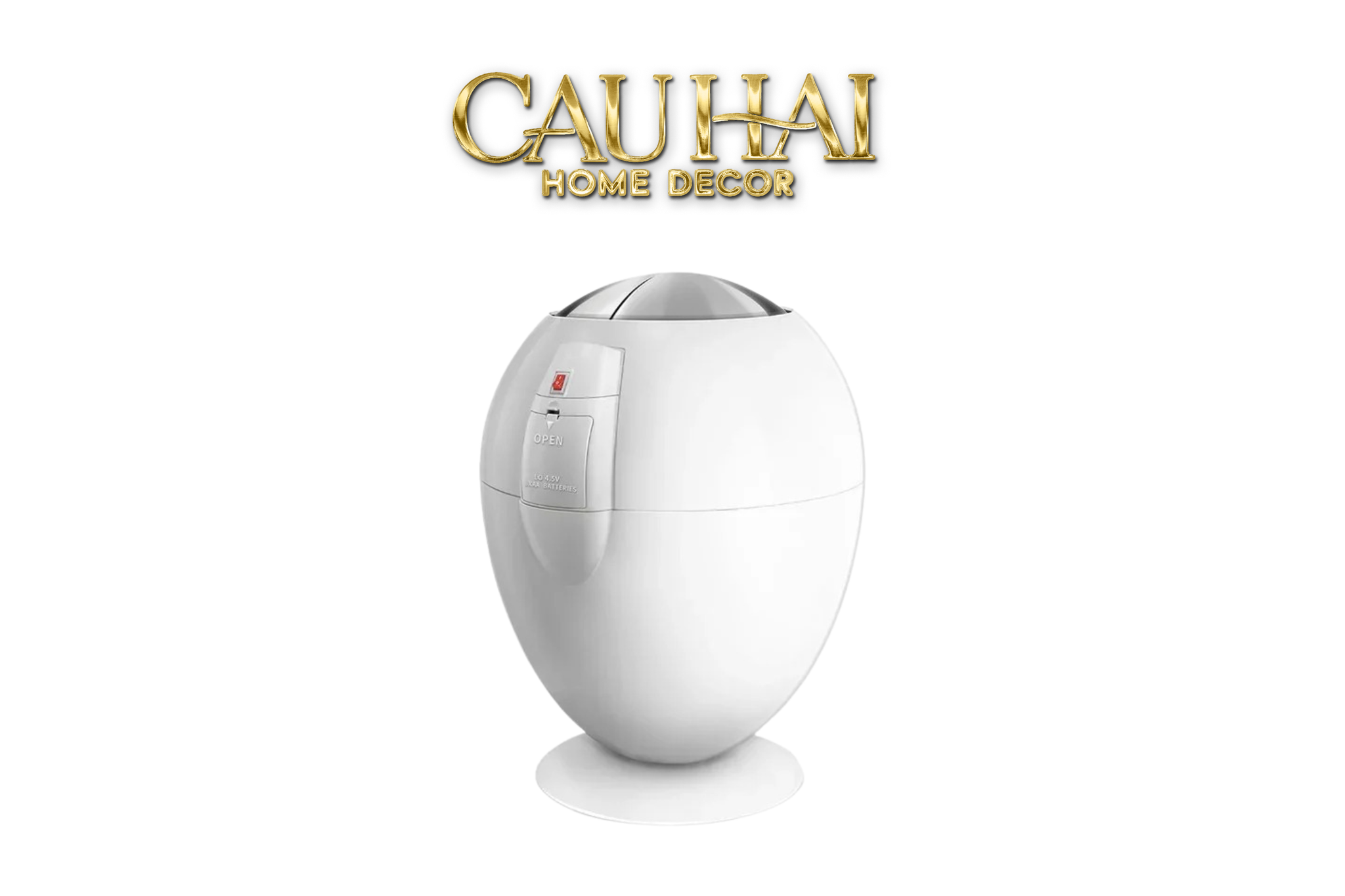 Elysian - Thùng Rác Cảm Ứng Platinum Egg 6L - CẬU HAI HOME DECOR