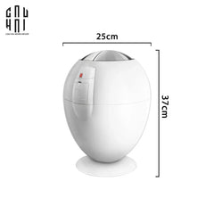 Elysian - Thùng Rác Cảm Ứng Platinum Egg 6L-LY THỦY TINH-CẬU HAI HOME DECOR