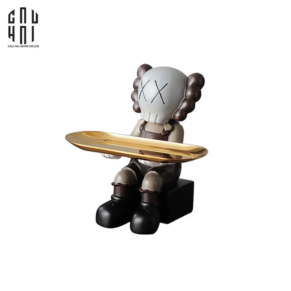 Elysian - Tượng Figurine Sitting Super Kaw Ss25-CẬU HAI HOME DECOR