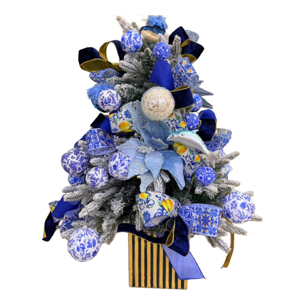 Fêtes Couture - Cây Thông Blue Impériale Noël Tree 100Cm-TRANG TRÍ GIÁNG SINH-CẬU HAI HOME DECOR-CẬU HAI HOME DECOR