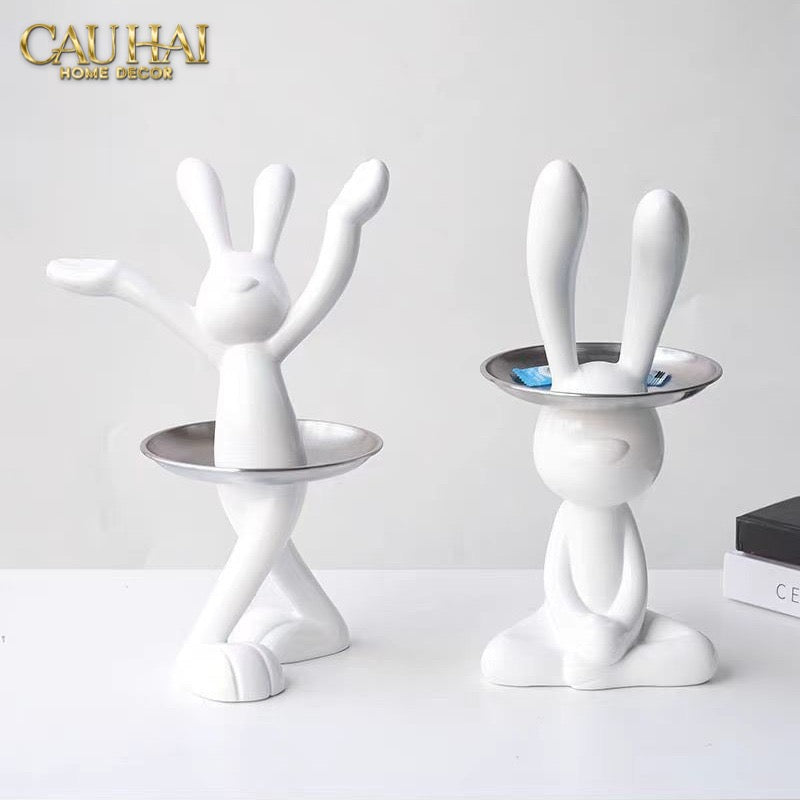 Fêtes Couture - Elysian Fw25 - Tượng Thỏ Figurine Ballerina Lapin-TƯỢNG TRANG TRÍ-CẬU HAI HOME DECOR