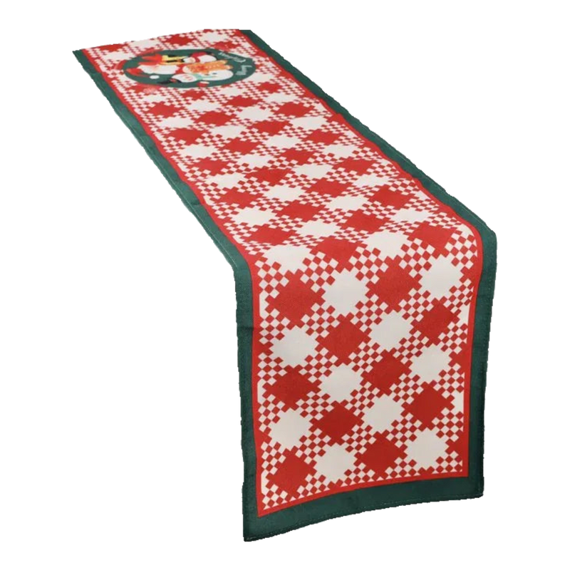 Fêtes Couture - Khăn Trải Bàn - Table Runner  Carreaux 40X280 Cm