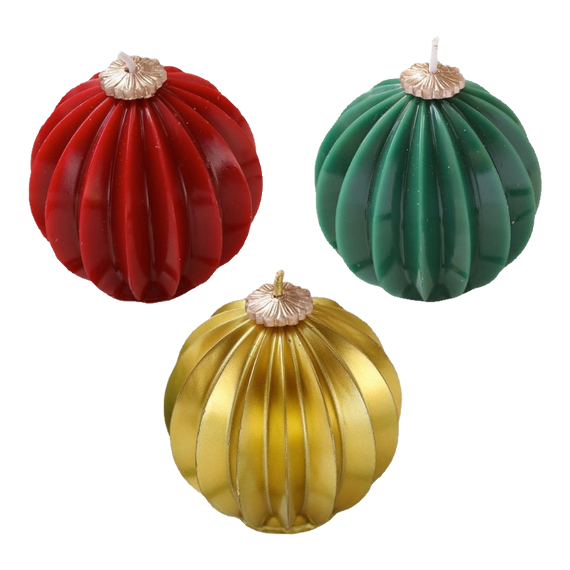 Fêtes Couture -  Nến Quả Châu - Holiday Christmas Ornaments Charm Candles