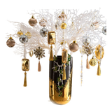Fêtes Couture – Set Bình Hoa Christmas L’Arbre Noir Doré Vase